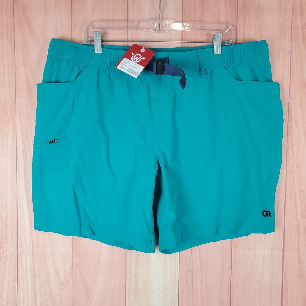 Outdoor Research Ferrosi 7" Shorts Men 2XL Aqua Nylon Stretch Abrasion Resistant